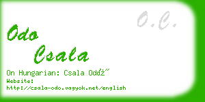 odo csala business card